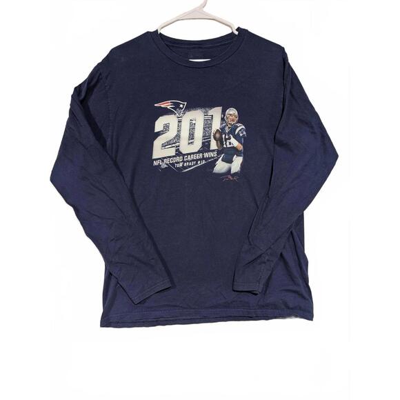 Fanatics Other - New England Patriots Tom Brady 201 NFL Career Wins Long Sleeve Shirt Mens Medium
